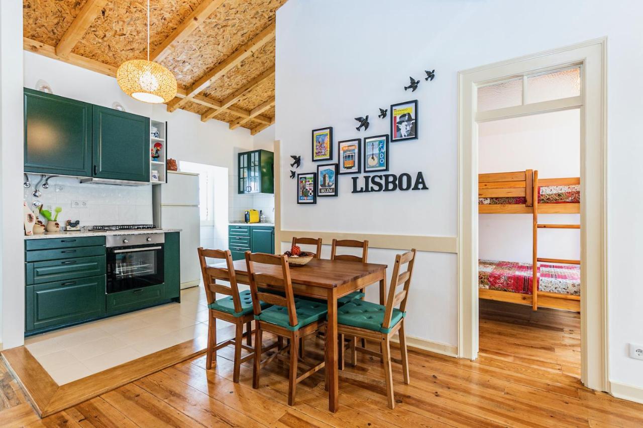 Moderno Apartamento Em Bairro Tipico Lisboeta Lissabon Exterior foto